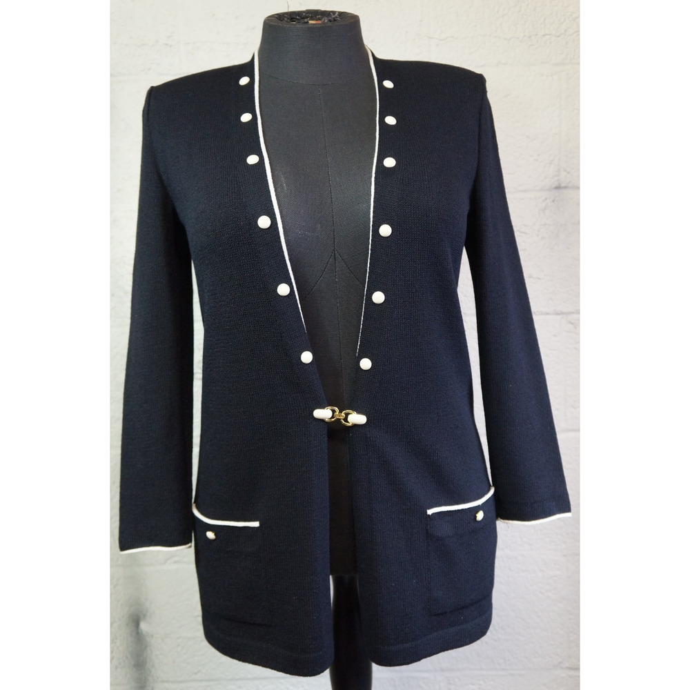 ST.JOHN COLLECTION BY MARIE GRAY KNIT JACKET SZ P (Petite)